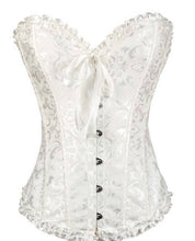 Load image into Gallery viewer, Cherries &amp; Cream Corsets
