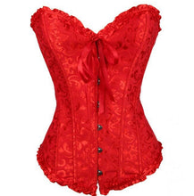 Load image into Gallery viewer, Cherries &amp; Cream Corsets
